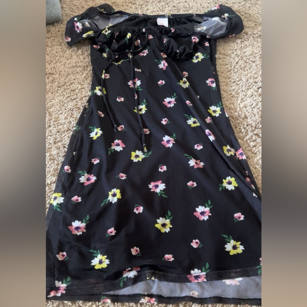 Floral tight dress